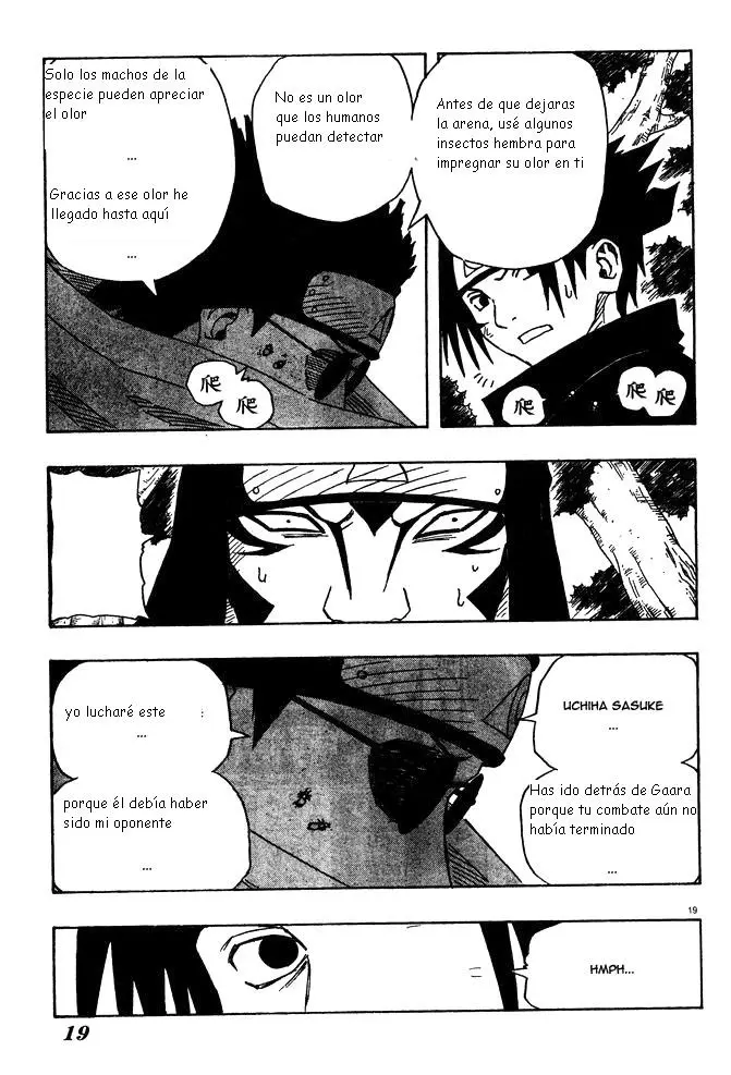 Naruto capítulo 124, página 19