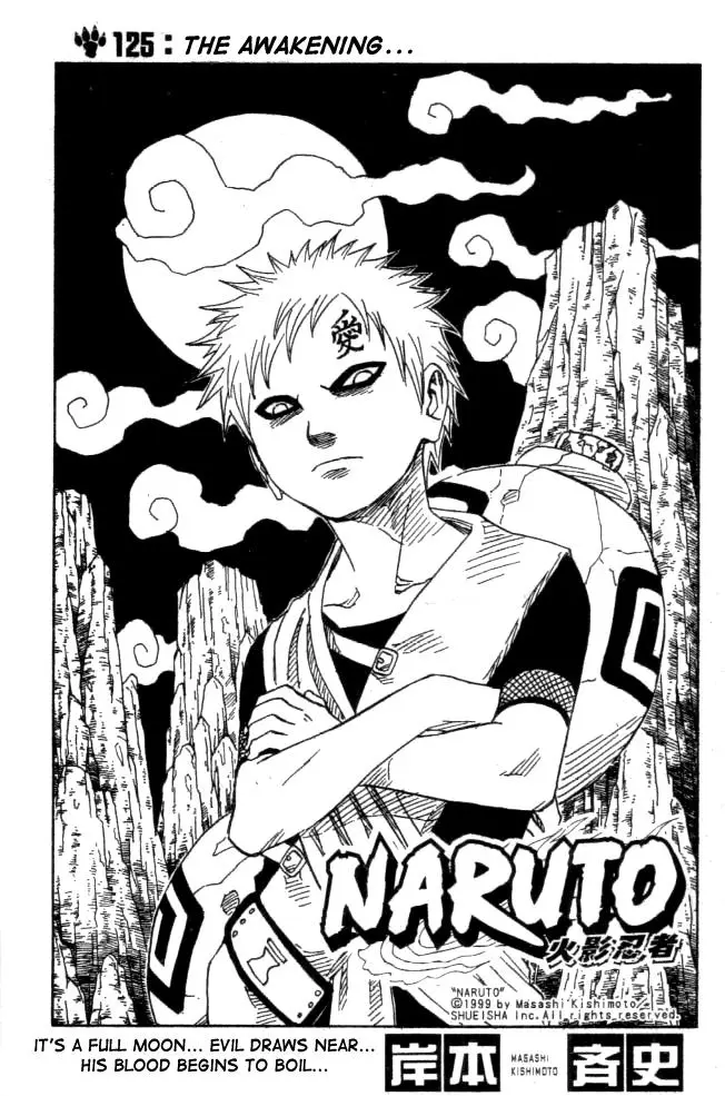 Naruto capítulo 125, página 1