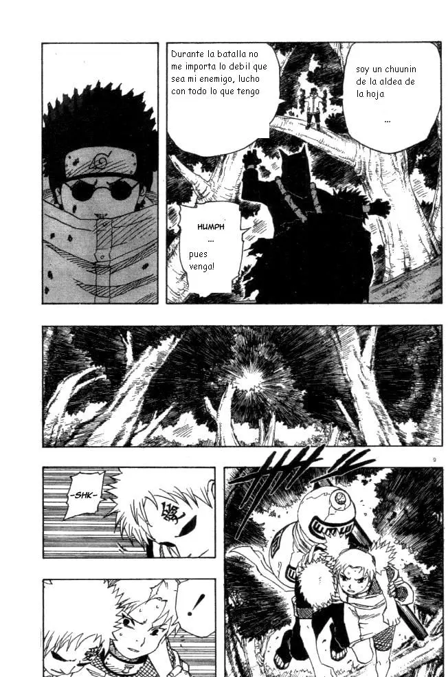 Naruto capítulo 125, página 9