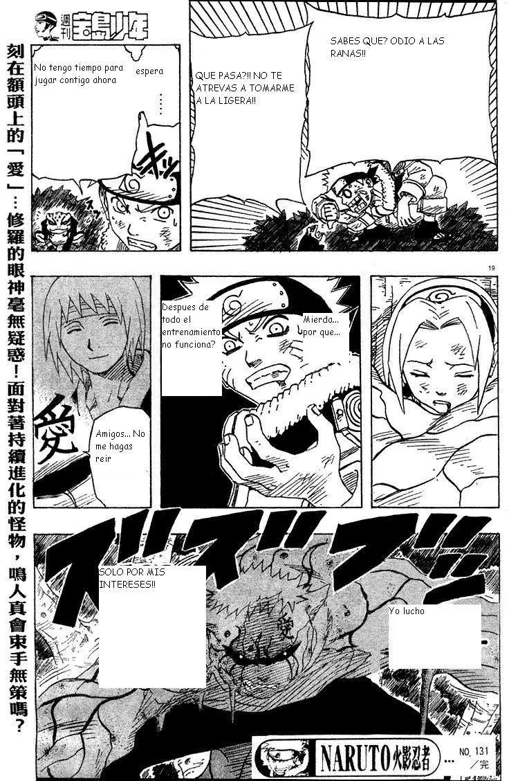 Naruto capítulo 131, página 19
