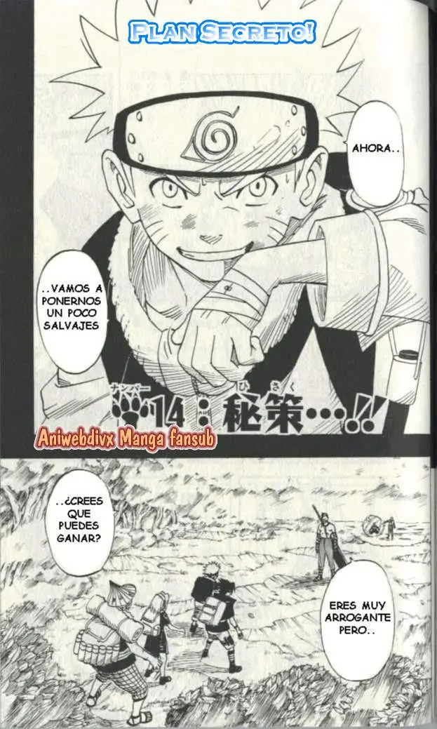 Naruto capítulo 14, página 1