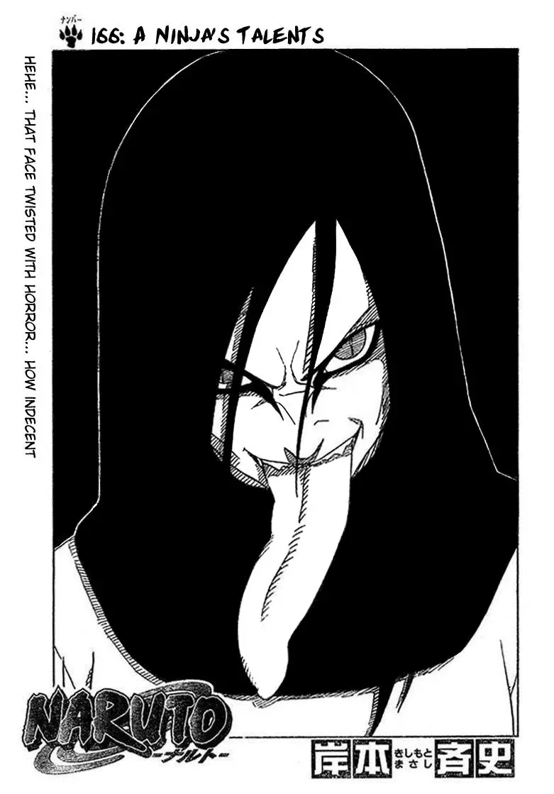 Naruto capítulo 166, página 1