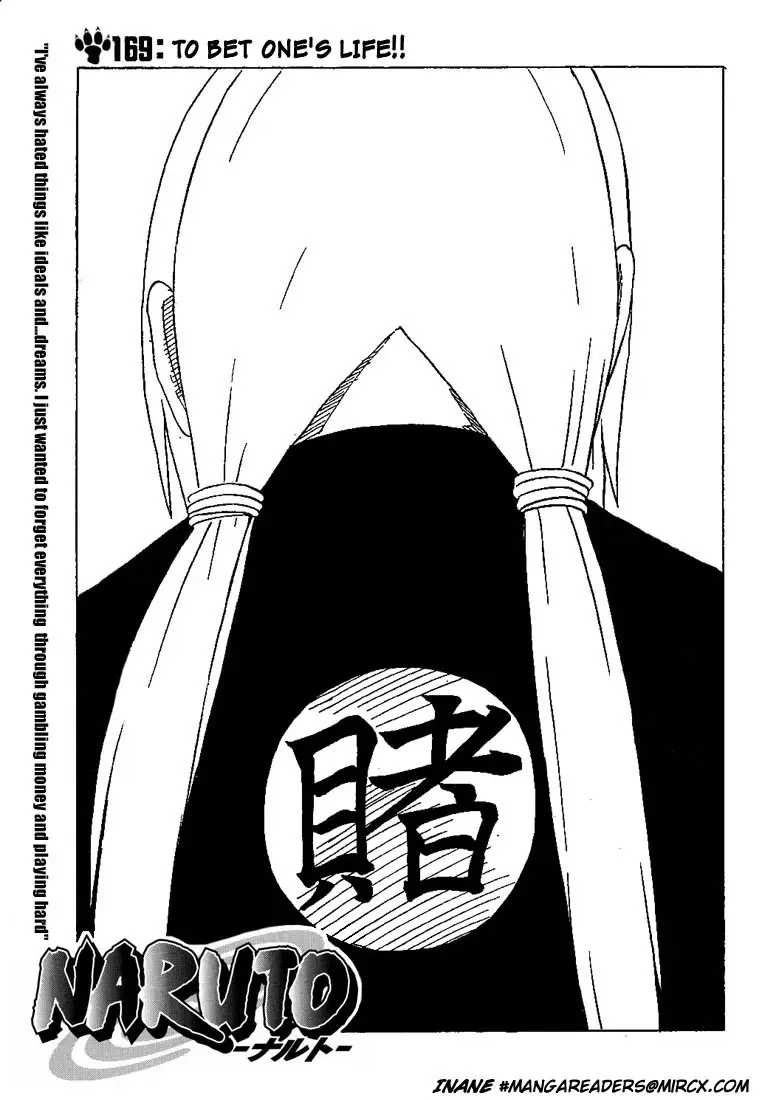 Naruto capítulo 169, página 1