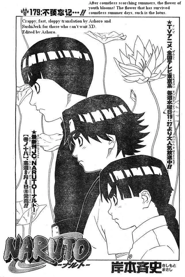 Naruto capítulo 179, página 1