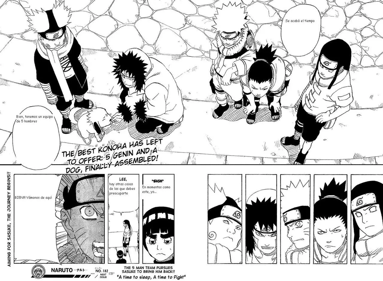 Naruto capítulo 182, página 18