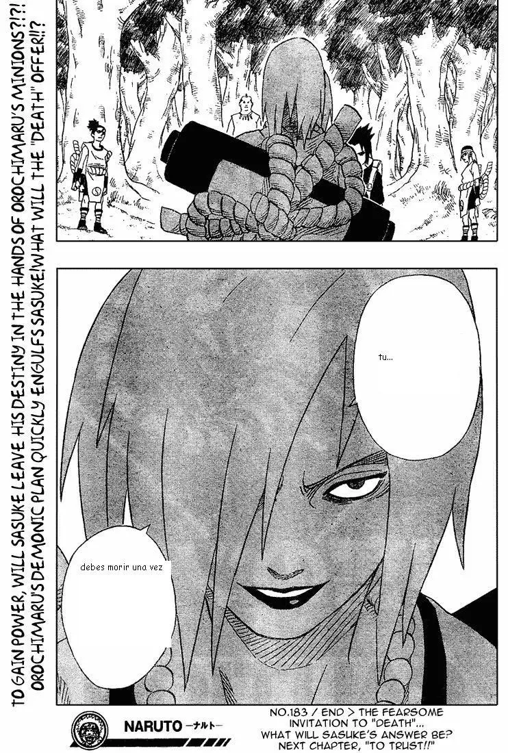 Naruto capítulo 183, página 19