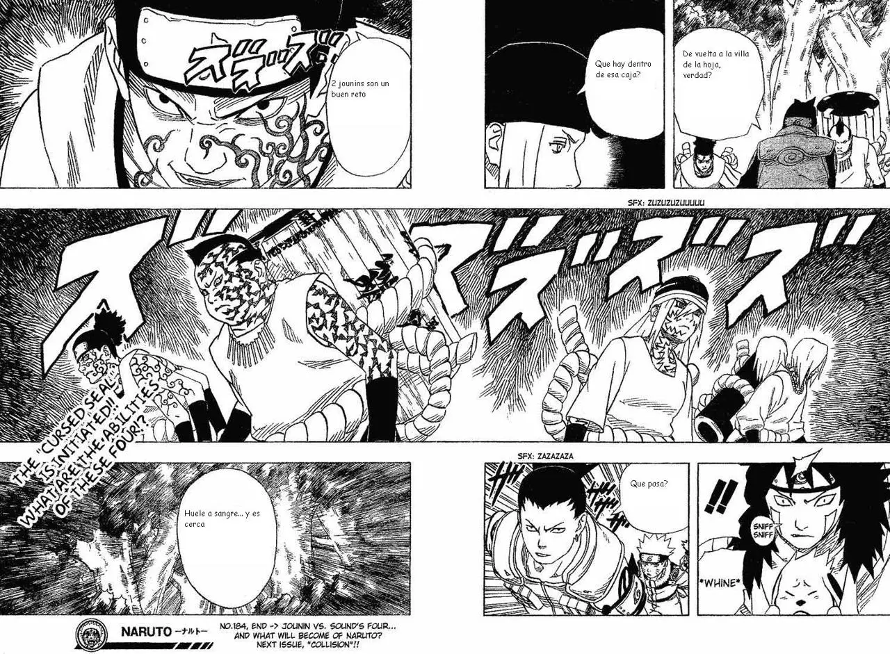 Naruto capítulo 184, página 18