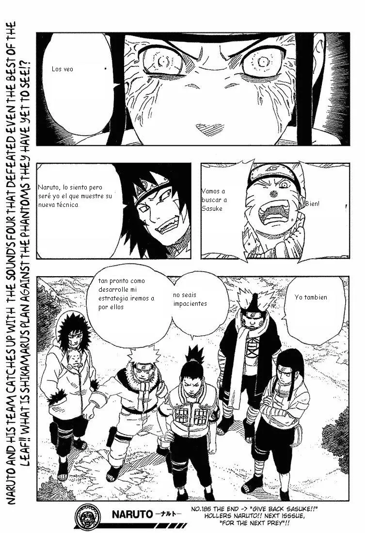 Naruto capítulo 185, página 18