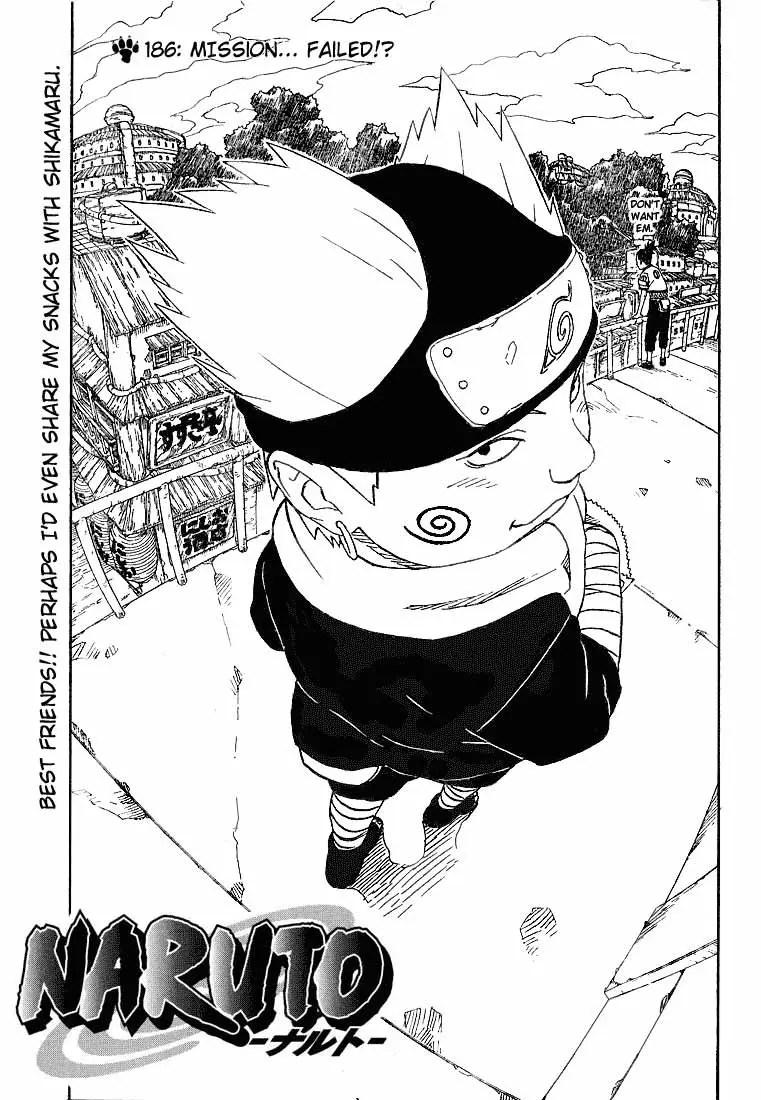 Naruto capítulo 186, página 1