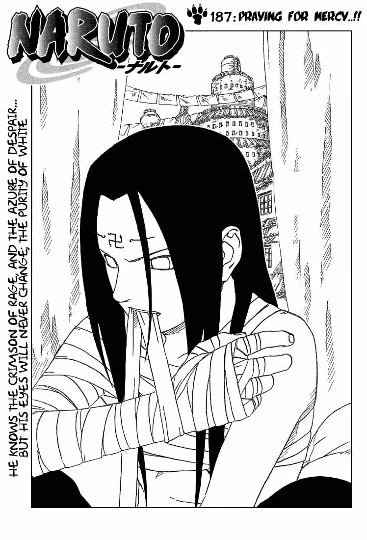 Naruto capítulo 187, página 1