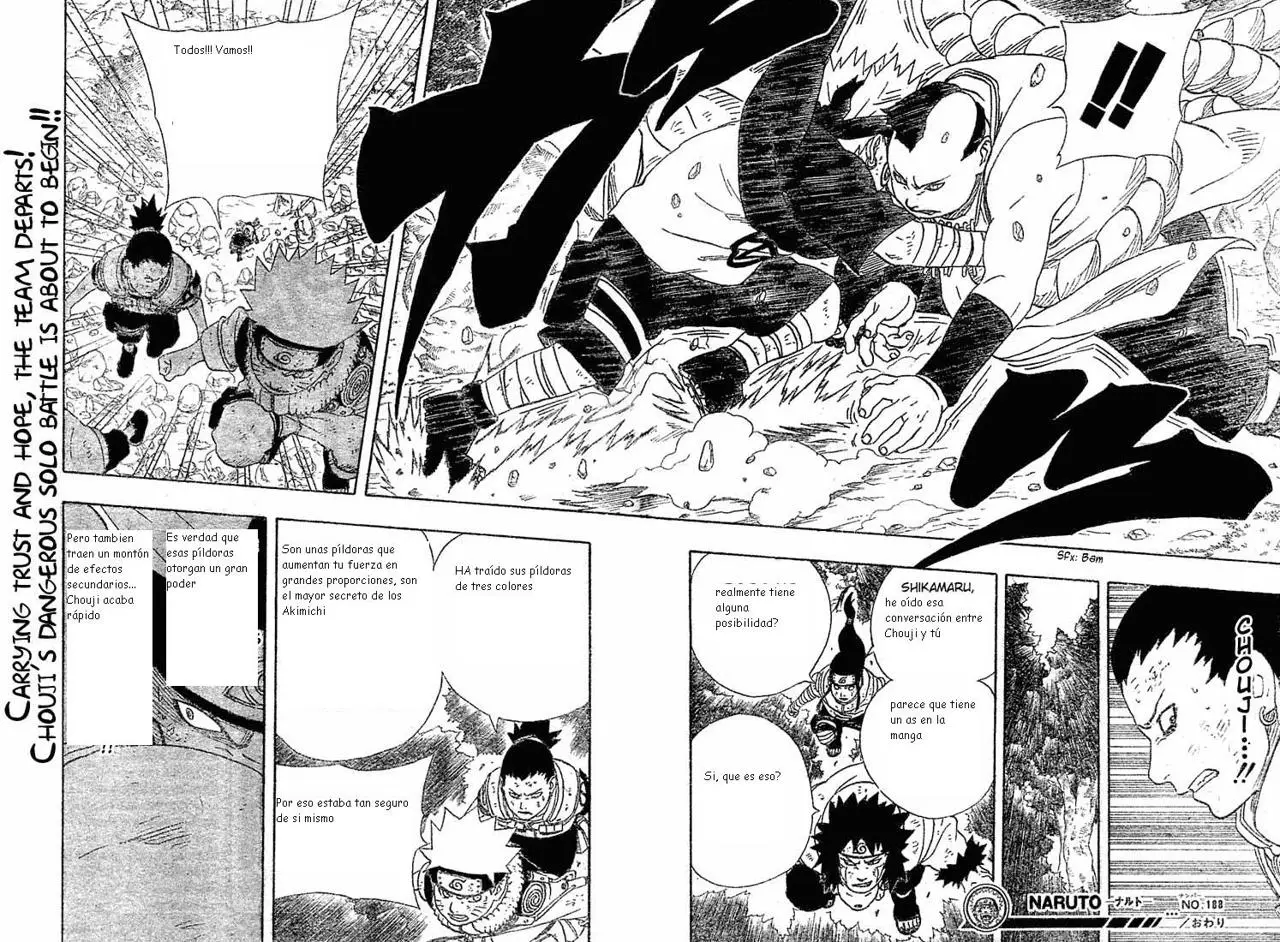 Naruto capítulo 188, página 19