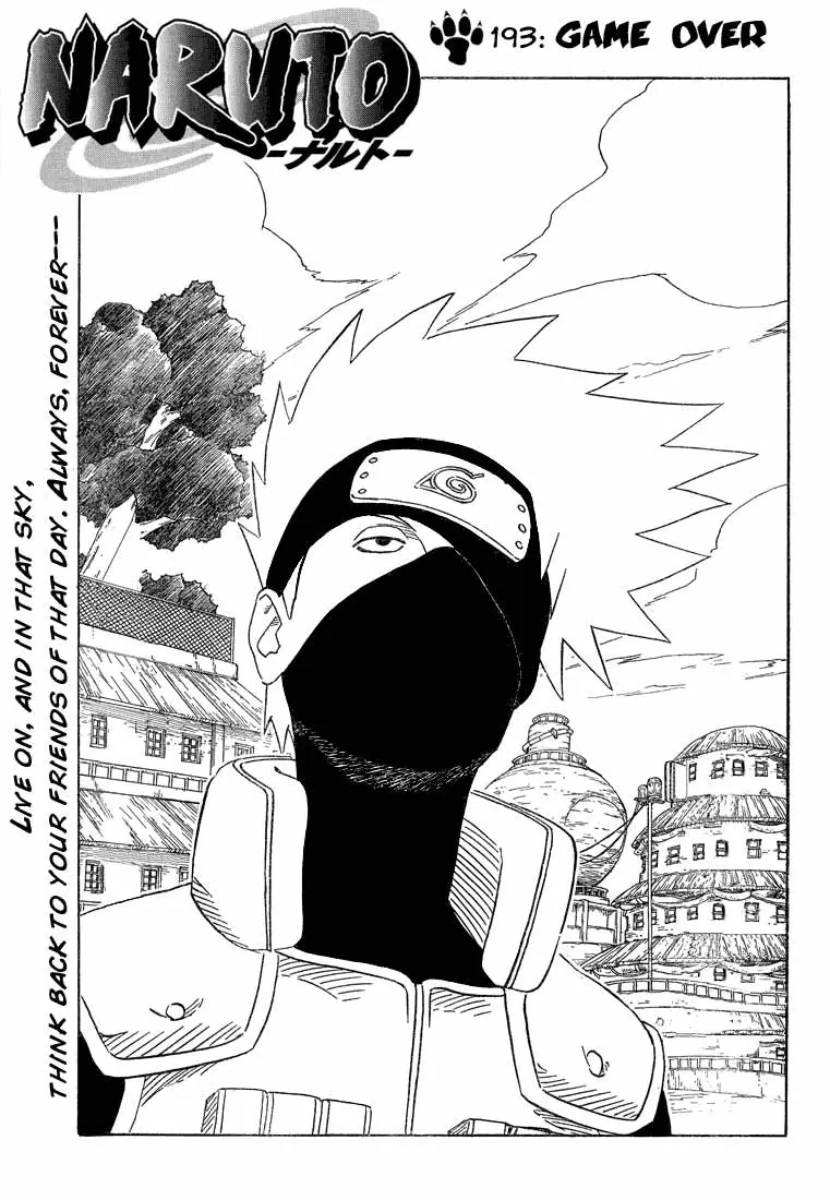 Naruto capítulo 193, página 1