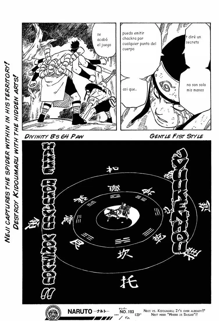 Naruto capítulo 193, página 19