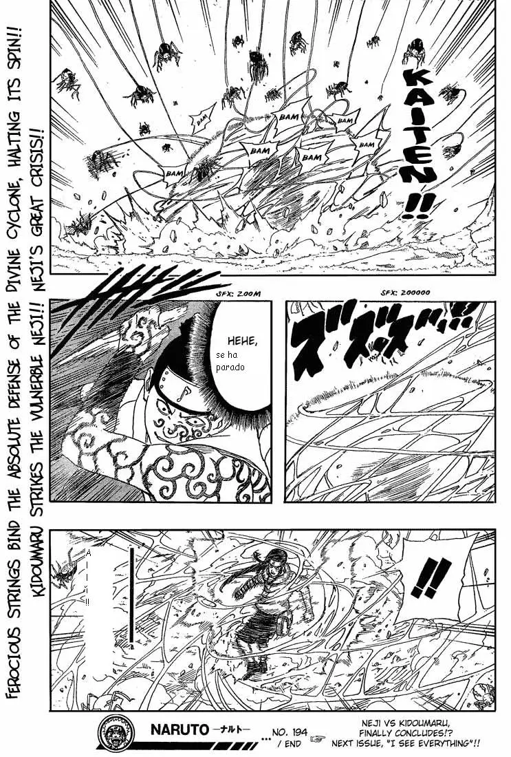 Naruto capítulo 194, página 19