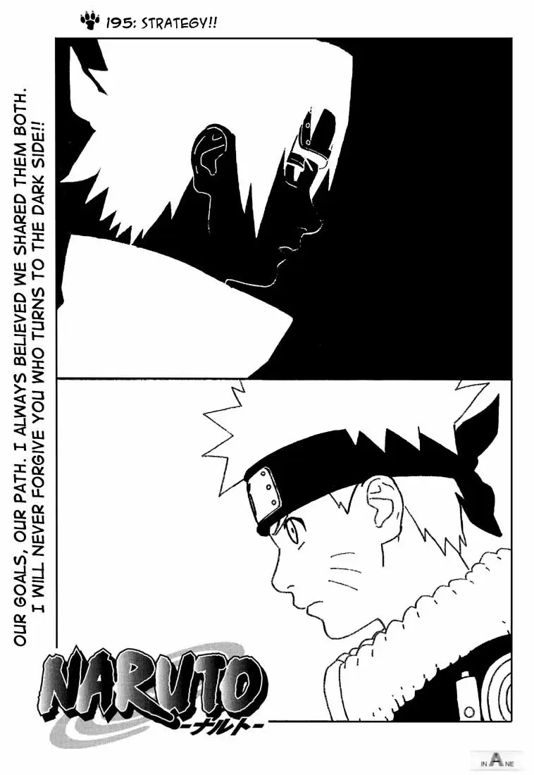 Naruto capítulo 195, página 1