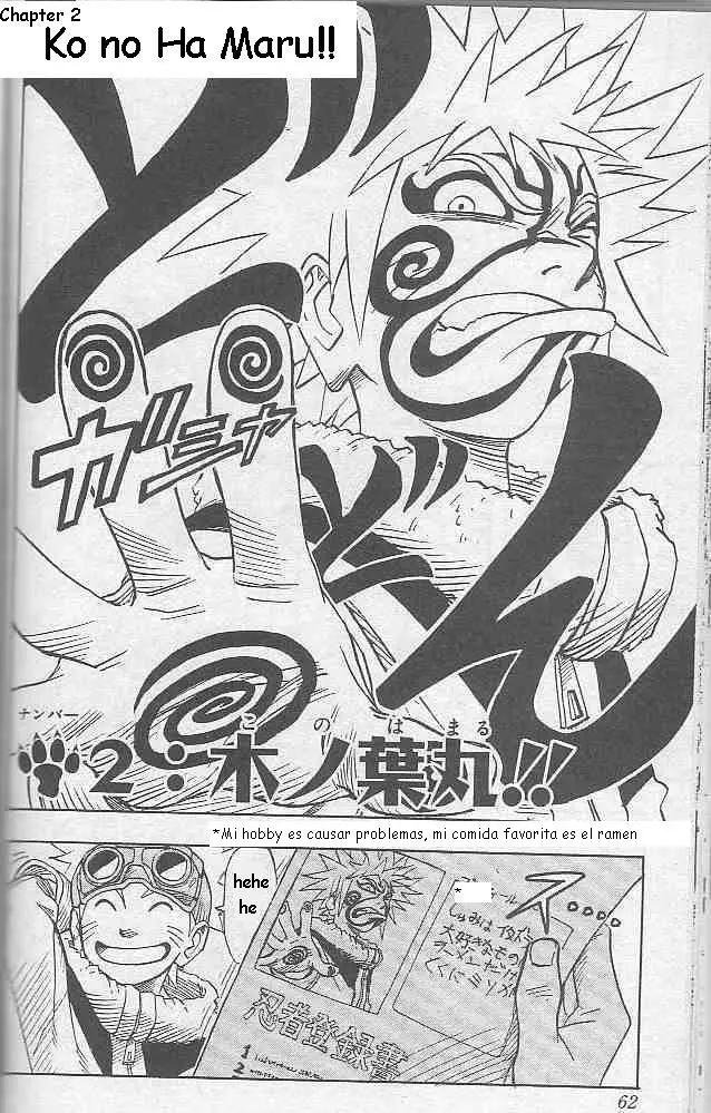 Naruto capítulo 2, página 2