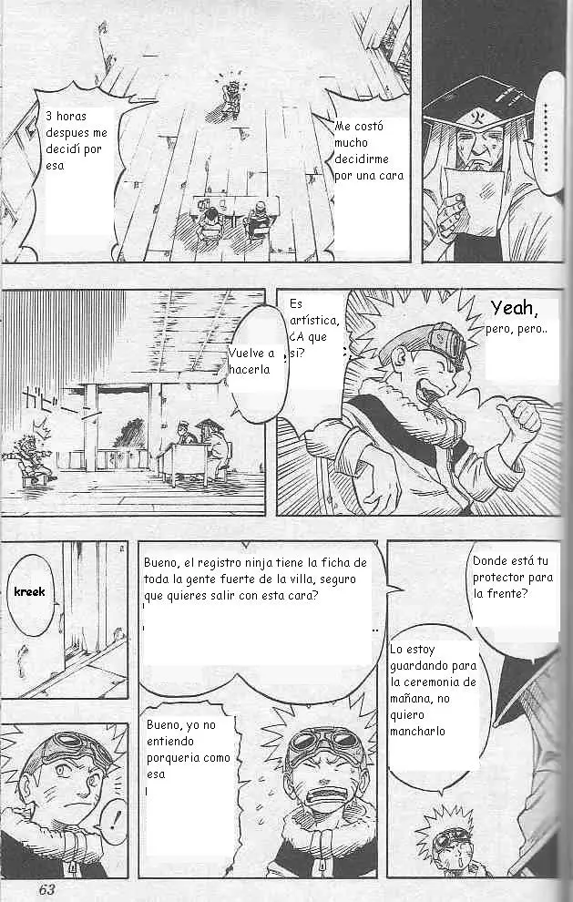 Naruto capítulo 2, página 3
