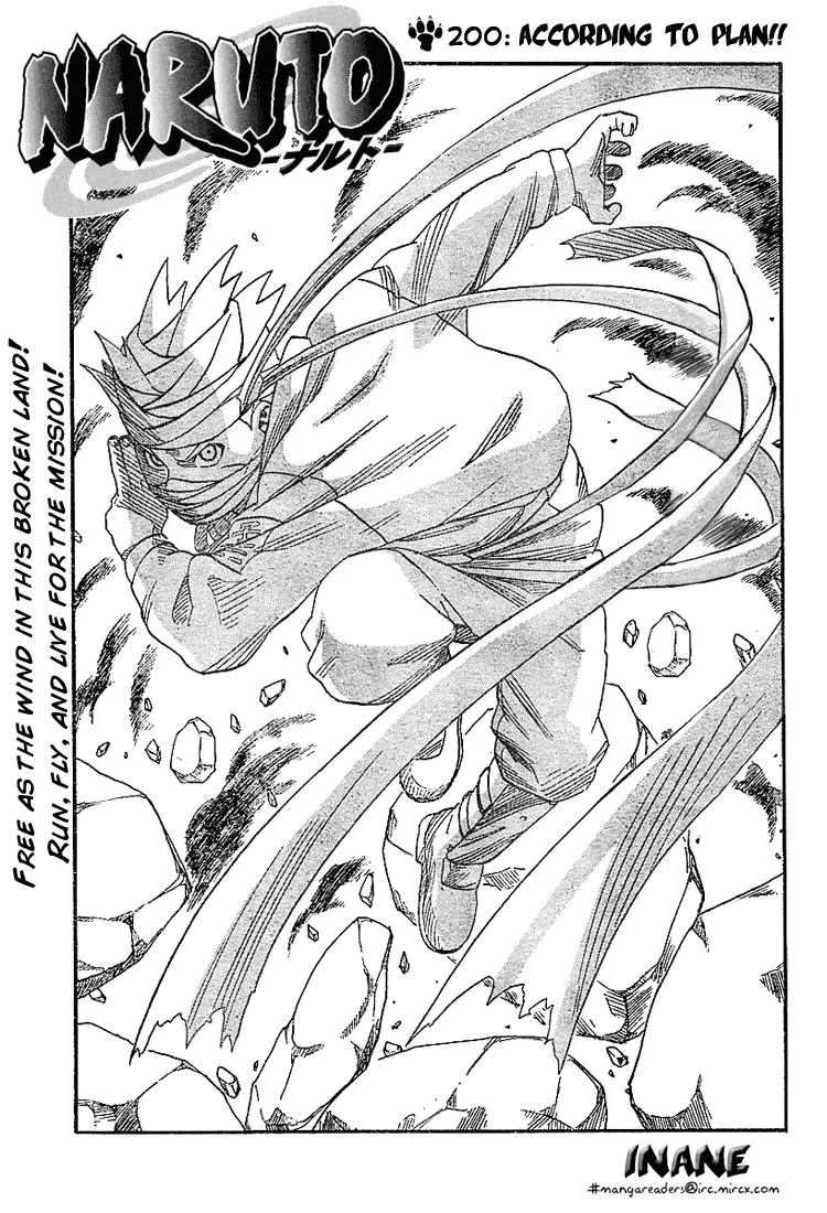 Naruto capítulo 200, página 1