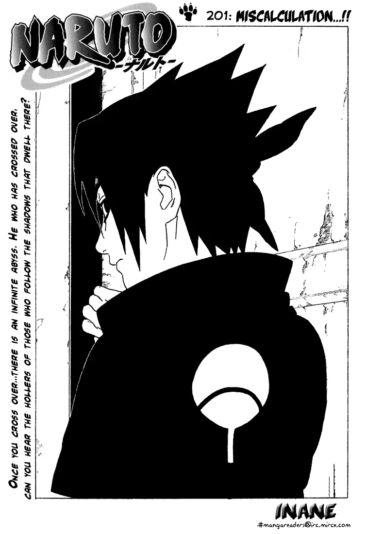 Naruto capítulo 201, página 1