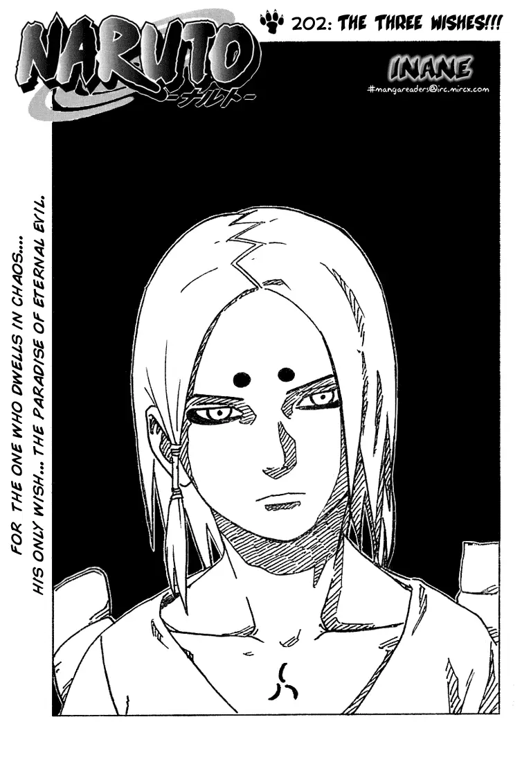 Naruto capítulo 202, página 1