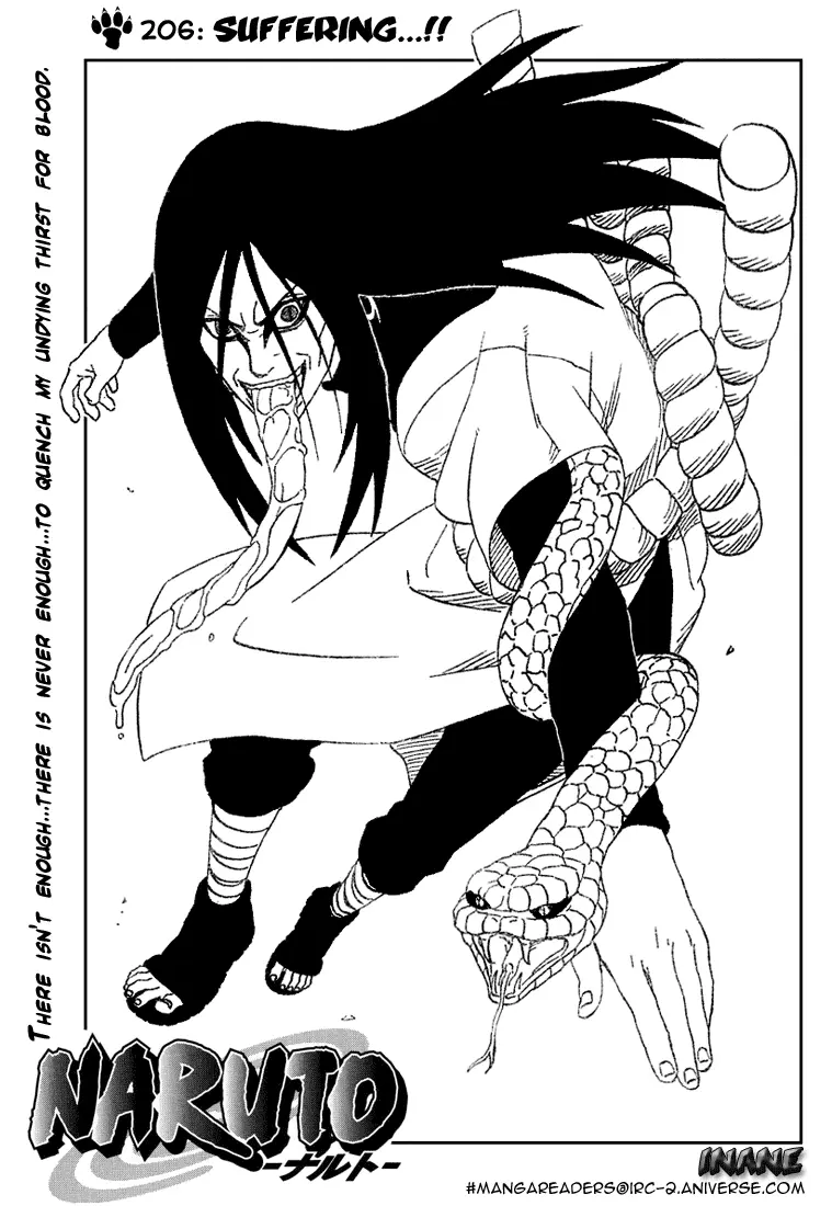 Naruto capítulo 206, página 1