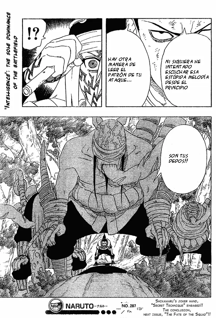 Naruto capítulo 207, página 19