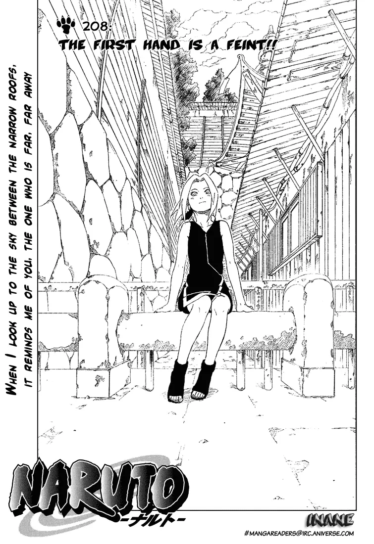 Naruto capítulo 208, página 1