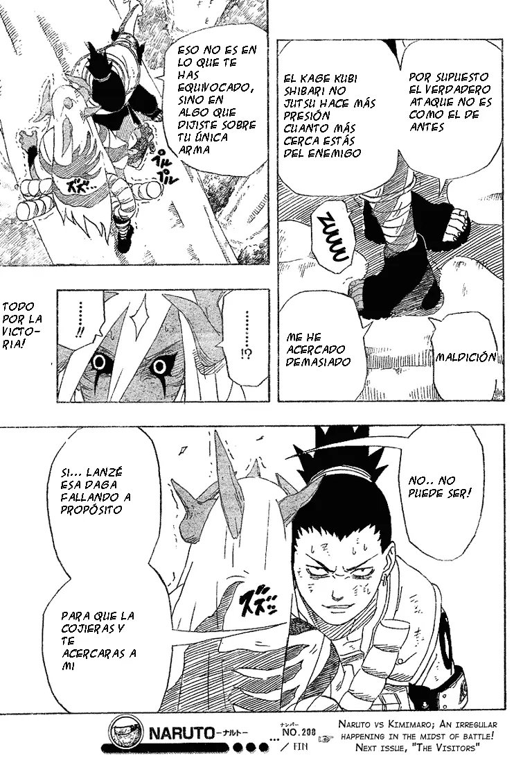 Naruto capítulo 208, página 19