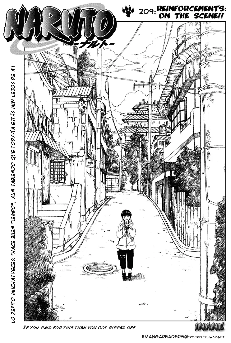 Naruto capítulo 209, página 1