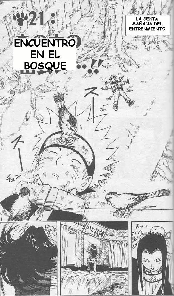 Naruto capítulo 21, página 1
