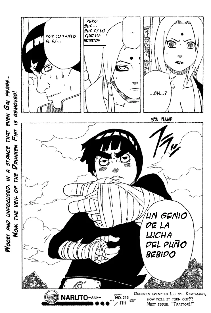 Naruto capítulo 210, página 19
