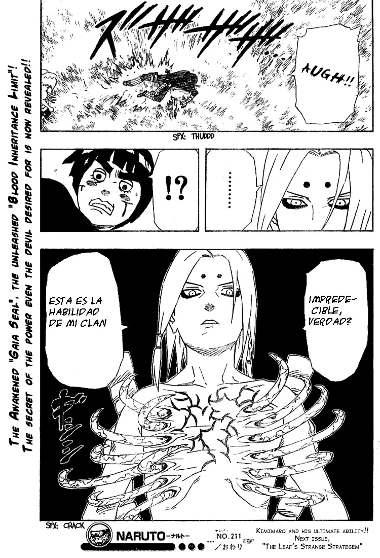 Naruto capítulo 211, página 18