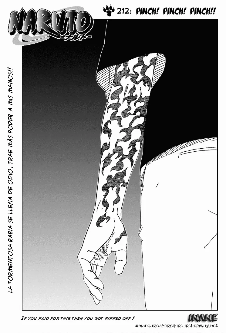 Naruto capítulo 212, página 1