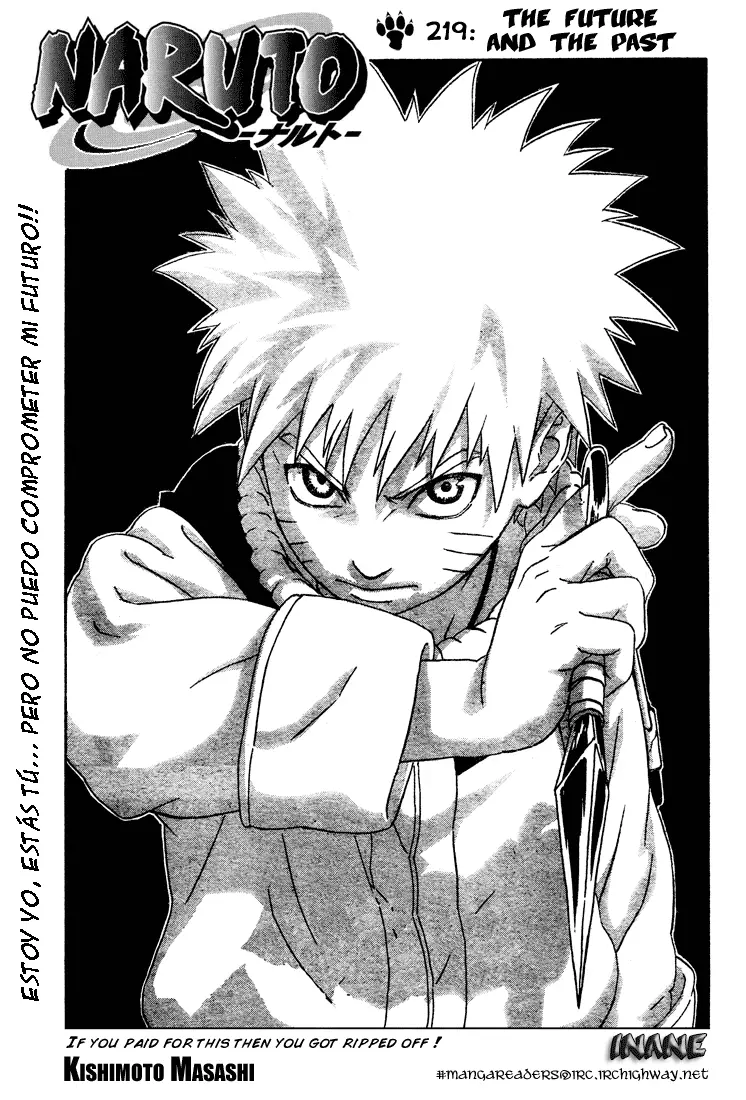 Naruto capítulo 219, página 1