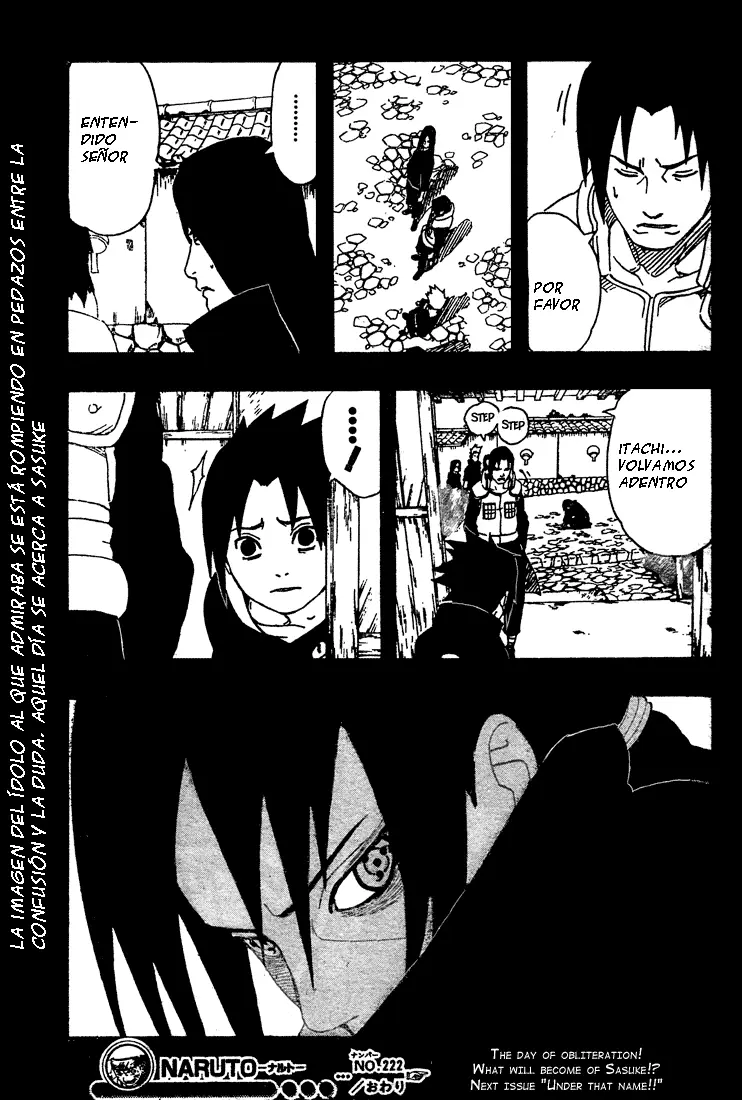 Naruto capítulo 222, página 19