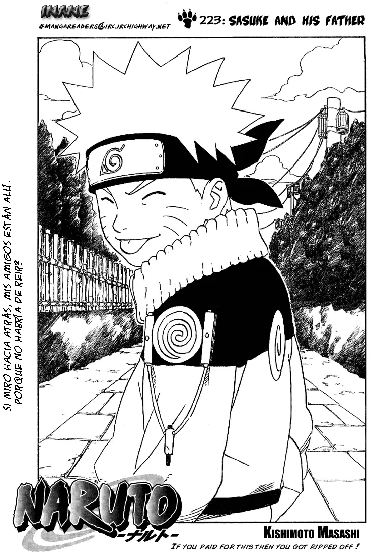 Naruto capítulo 223, página 1