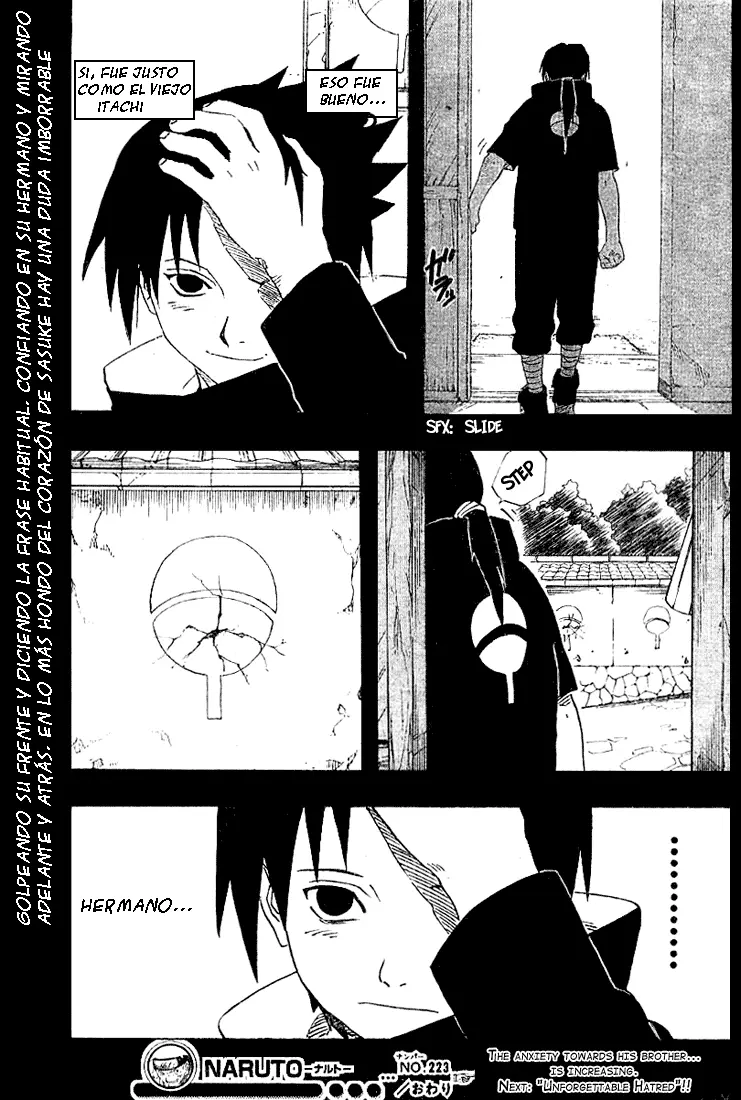 Naruto capítulo 223, página 19