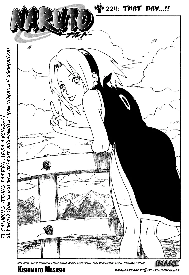 Naruto capítulo 224, página 1