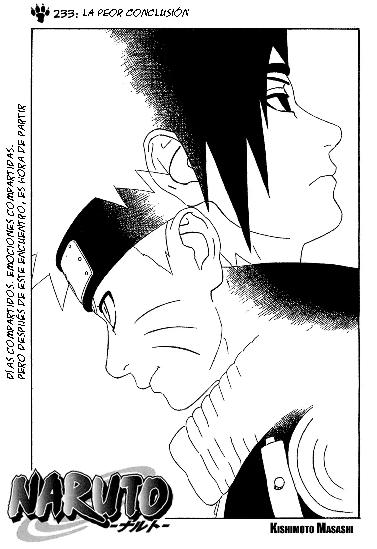 Naruto capítulo 233, página 1