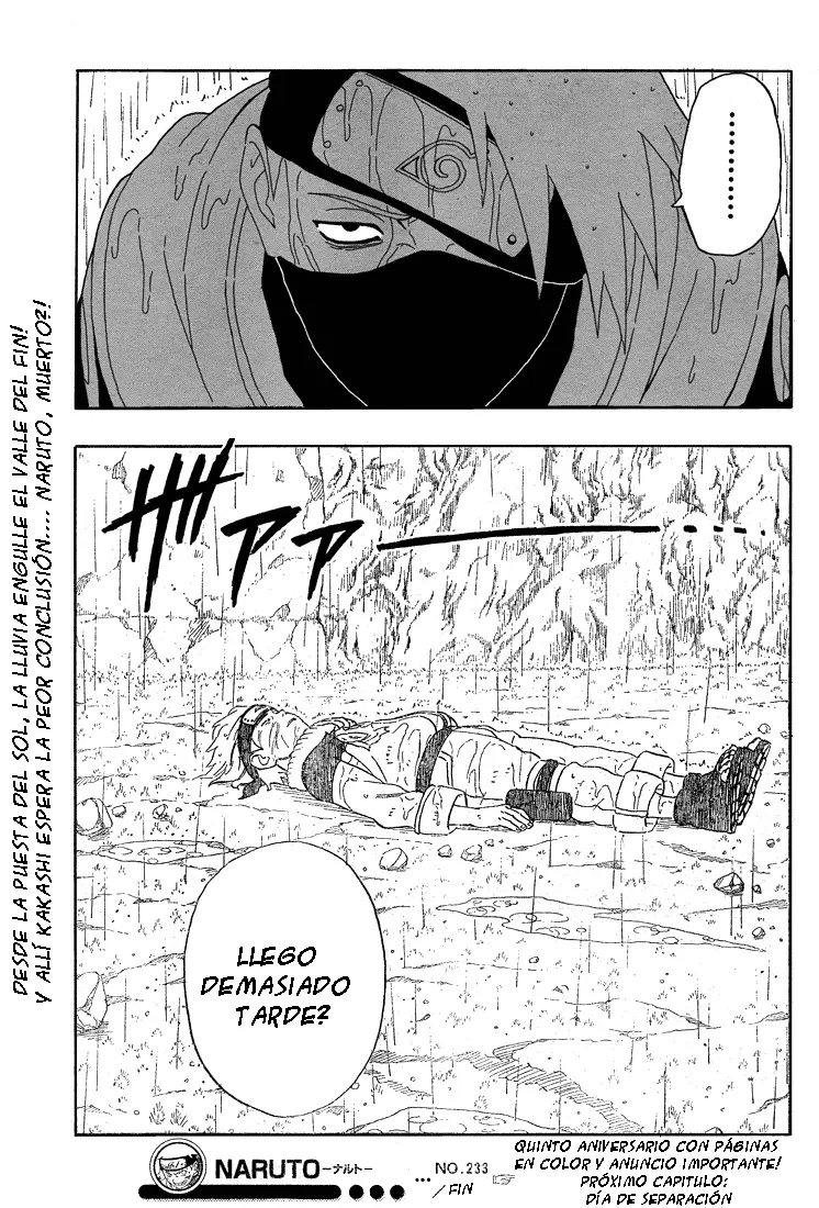 Naruto capítulo 233, página 18