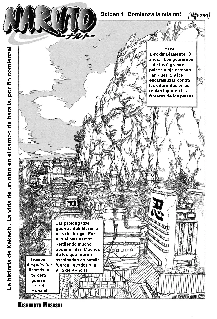 Naruto capítulo 239, página 1