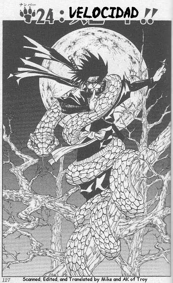 Naruto capítulo 24, página 1