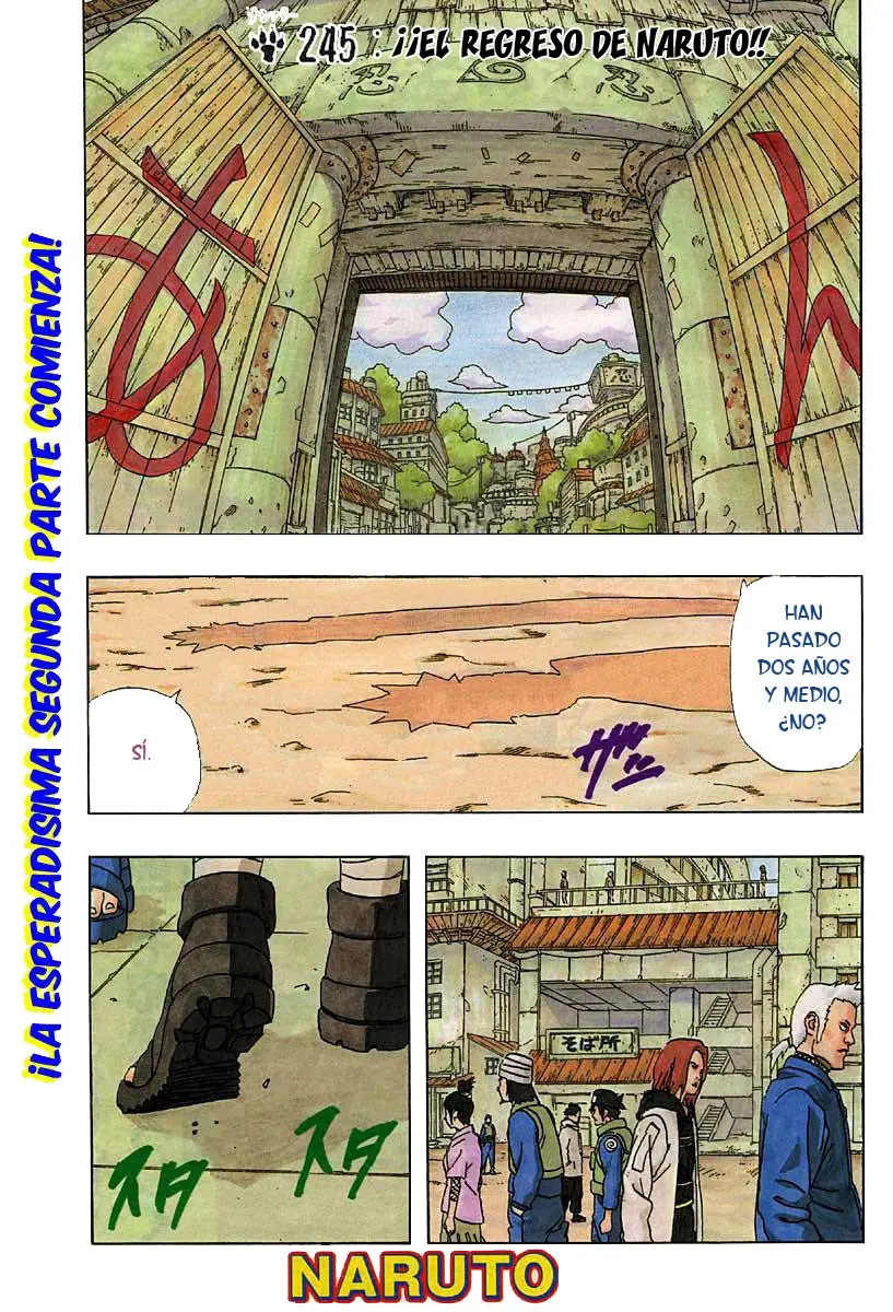 Naruto capítulo 245, página 1