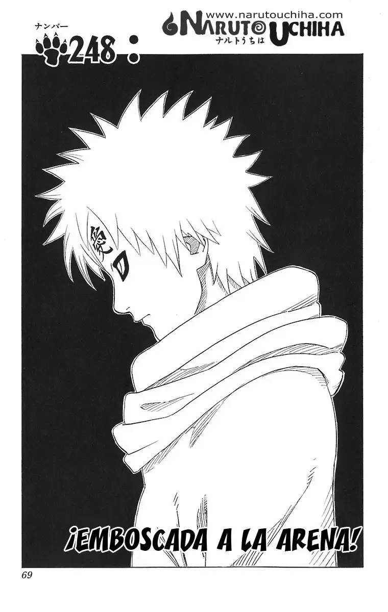 Naruto capítulo 248, página 1