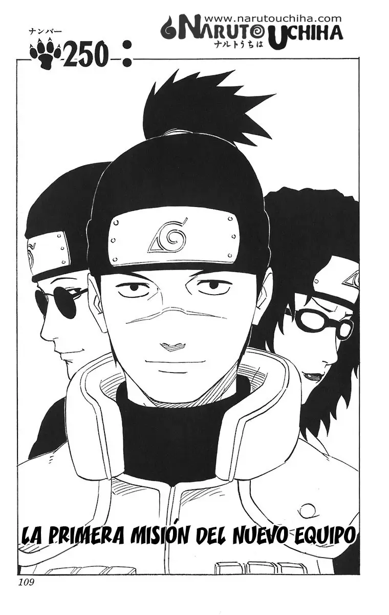 Naruto capítulo 250, página 2