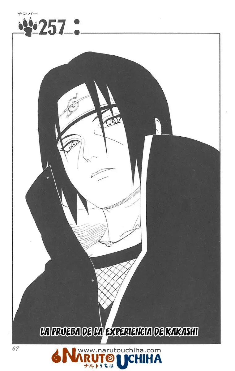 Naruto capítulo 257, página 1