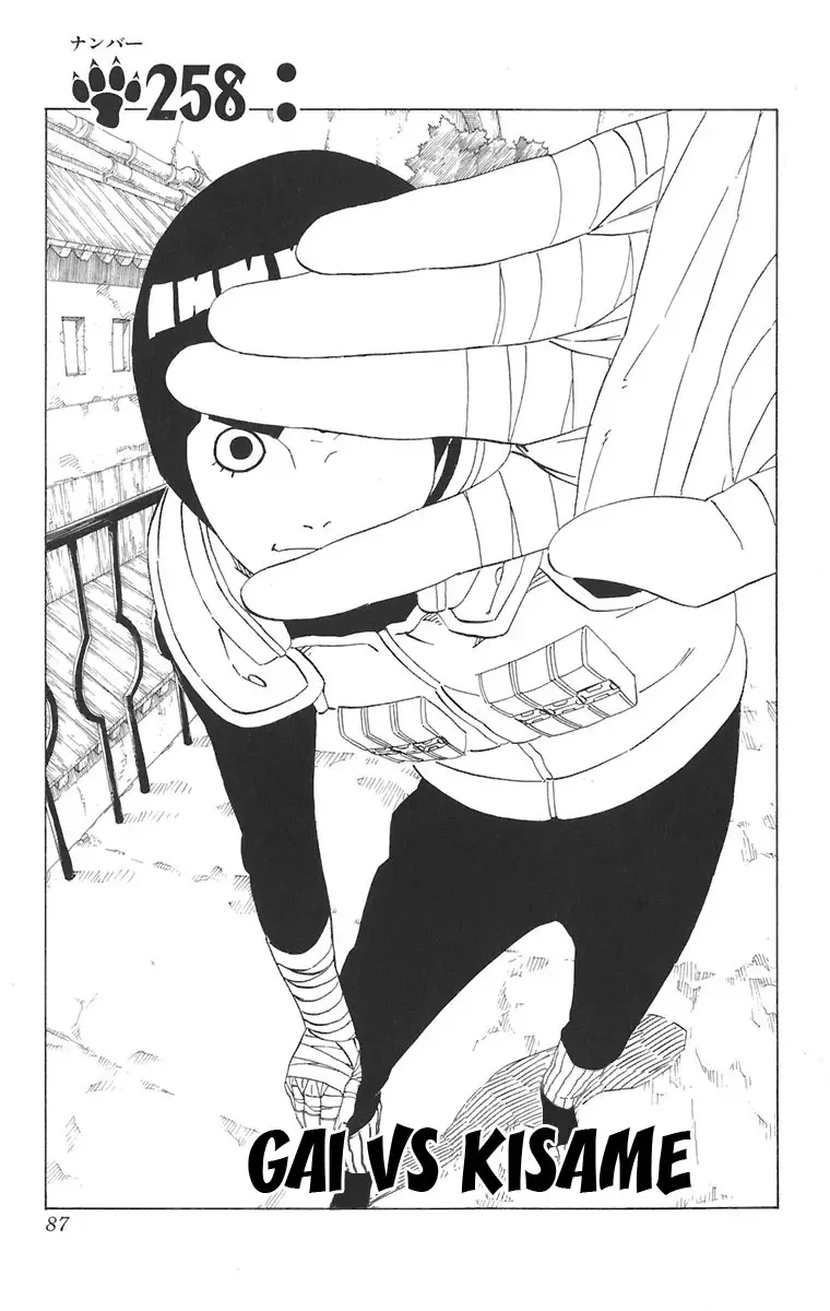 Naruto capítulo 258, página 1