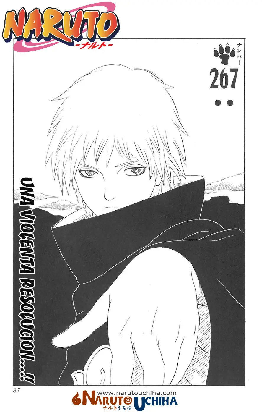 Naruto capítulo 267, página 1