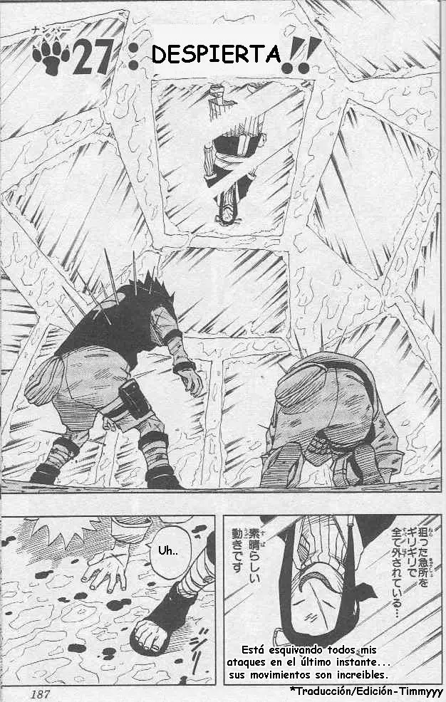 Naruto capítulo 27, página 1