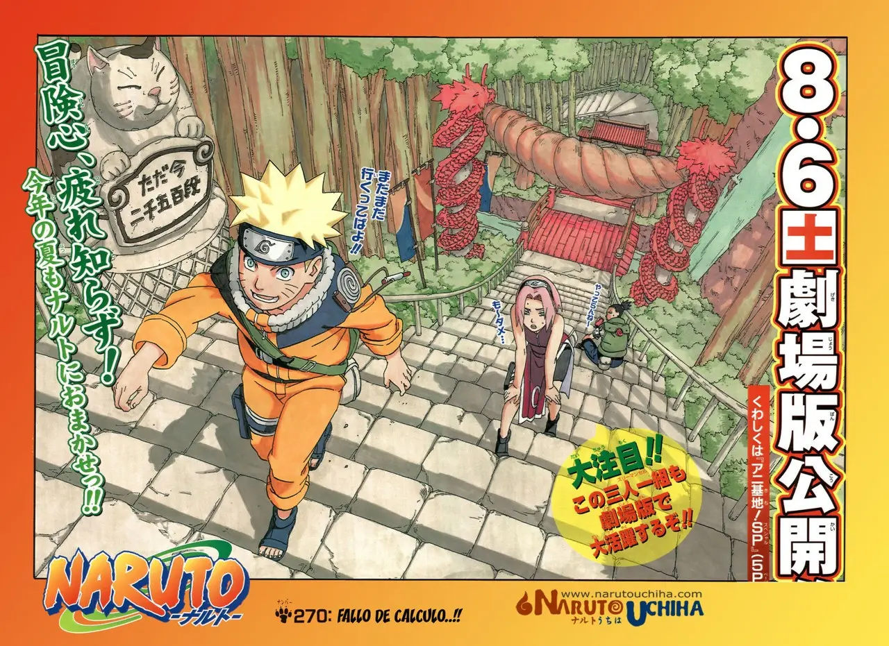 Naruto capítulo 270, página 2